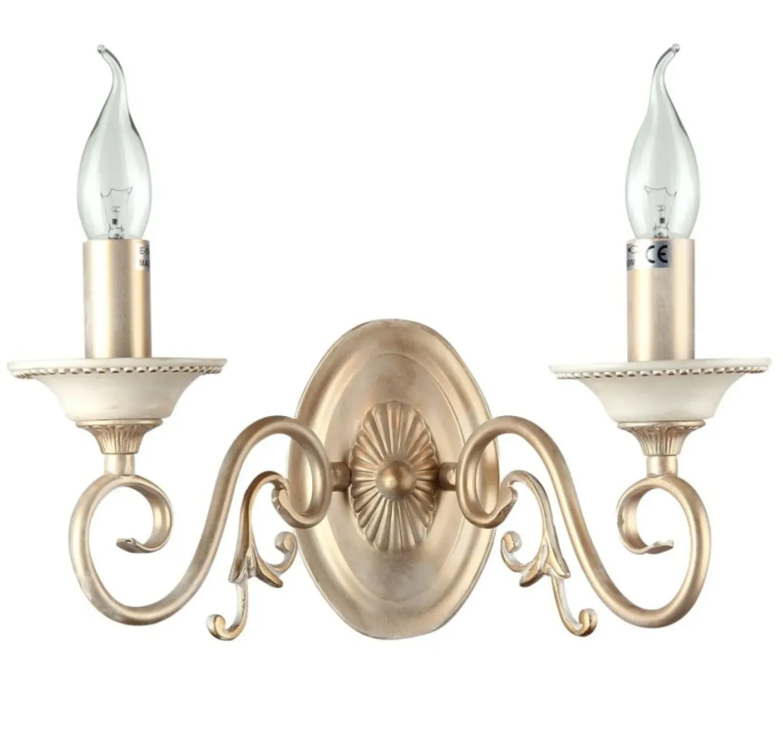 Sklep Kaja Lampa ścienna dwupłomienna bez kloszy ARM337-02-R PERLA | Kaja