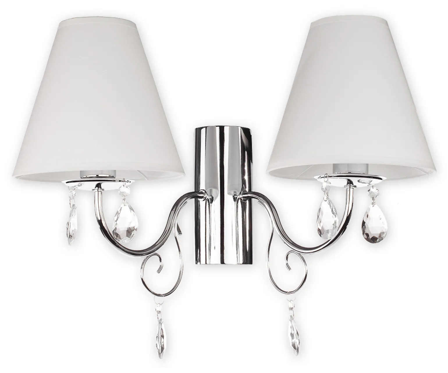 Sklep Kaja Lampa ścienna glamour z abażurami O1961 CH BIA VELIO | Kaja