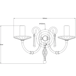 Sklep Kaja Lampa ścienna kolor polerowany nikiel AG2-POL-NICKEL z serii AEGEAN