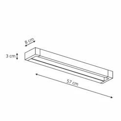 Sklep Kaja Lampa ścienna nad lustro łazienkowe LP-1174/1W WH DENVER | Kaja