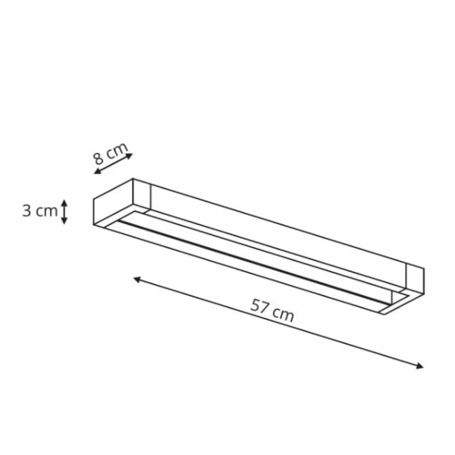 Sklep Kaja Lampa ścienna nad lustro łazienkowe LP-1174/1W WH DENVER | Kaja