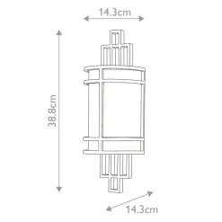 Sklep Kaja Lampa ścienna, naturalny mosiądz FE-FUSION1-PNBR z serii FUSION