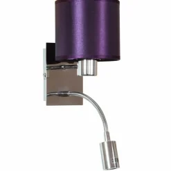 Sklep Kaja Lampa ścienna z fioletowym abażurem 21-29348 SYLWANA | Kaja
