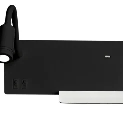 Sklep Kaja Lampa ścienna z gniazdem USB, obok łóżka ML6344 SHELF | Kaja