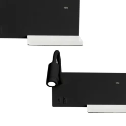 Sklep Kaja Lampa ścienna z gniazdem USB, obok łóżka ML6344 SHELF | Kaja