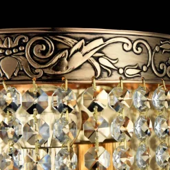 Sklep Kaja Lampa ścienna z kryształkami DIA890-WL-01-G PALACE | Kaja Oświetlenie