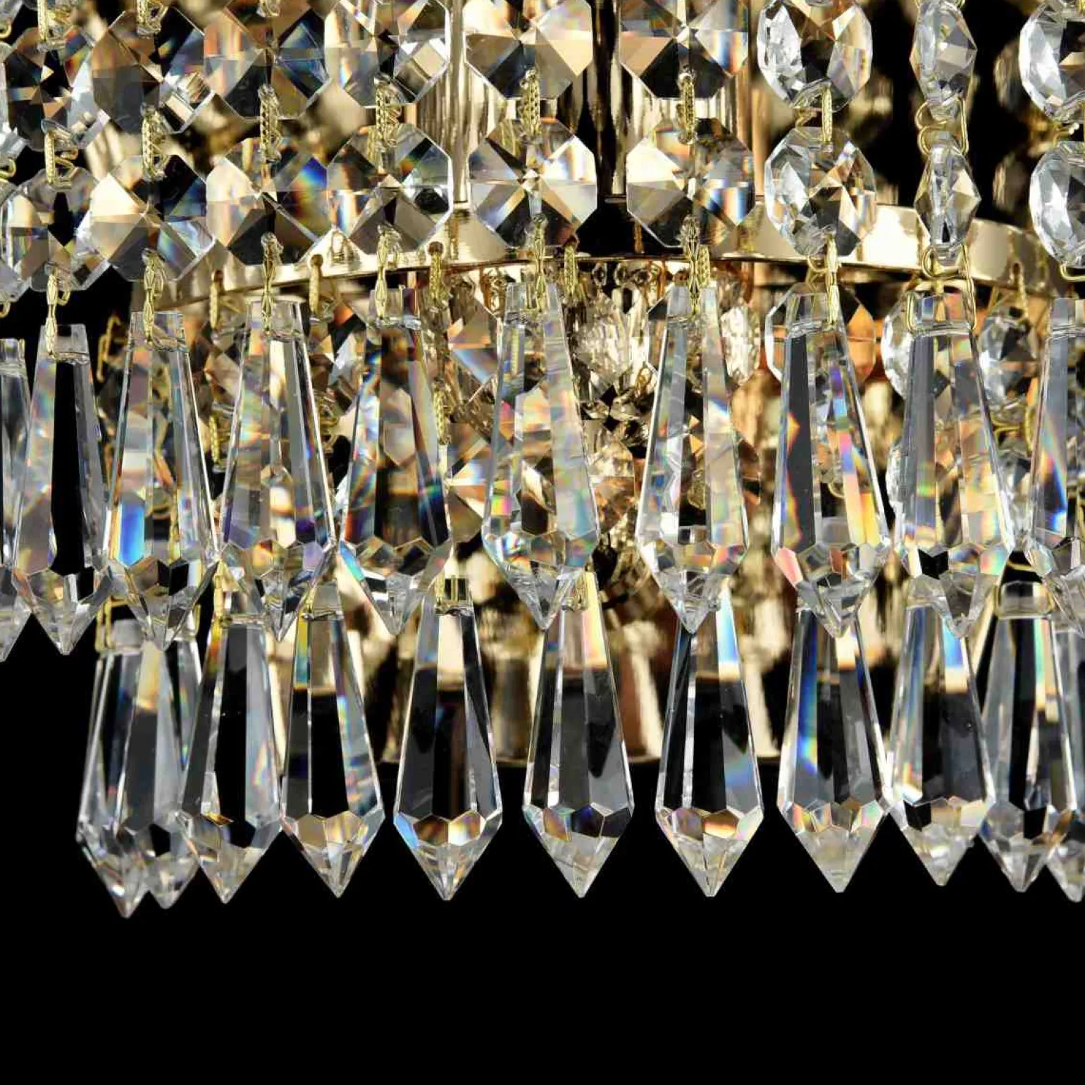 Sklep Kaja Lampa ścienna z kryształkami DIA890-WL-01-G PALACE | Kaja Oświetlenie