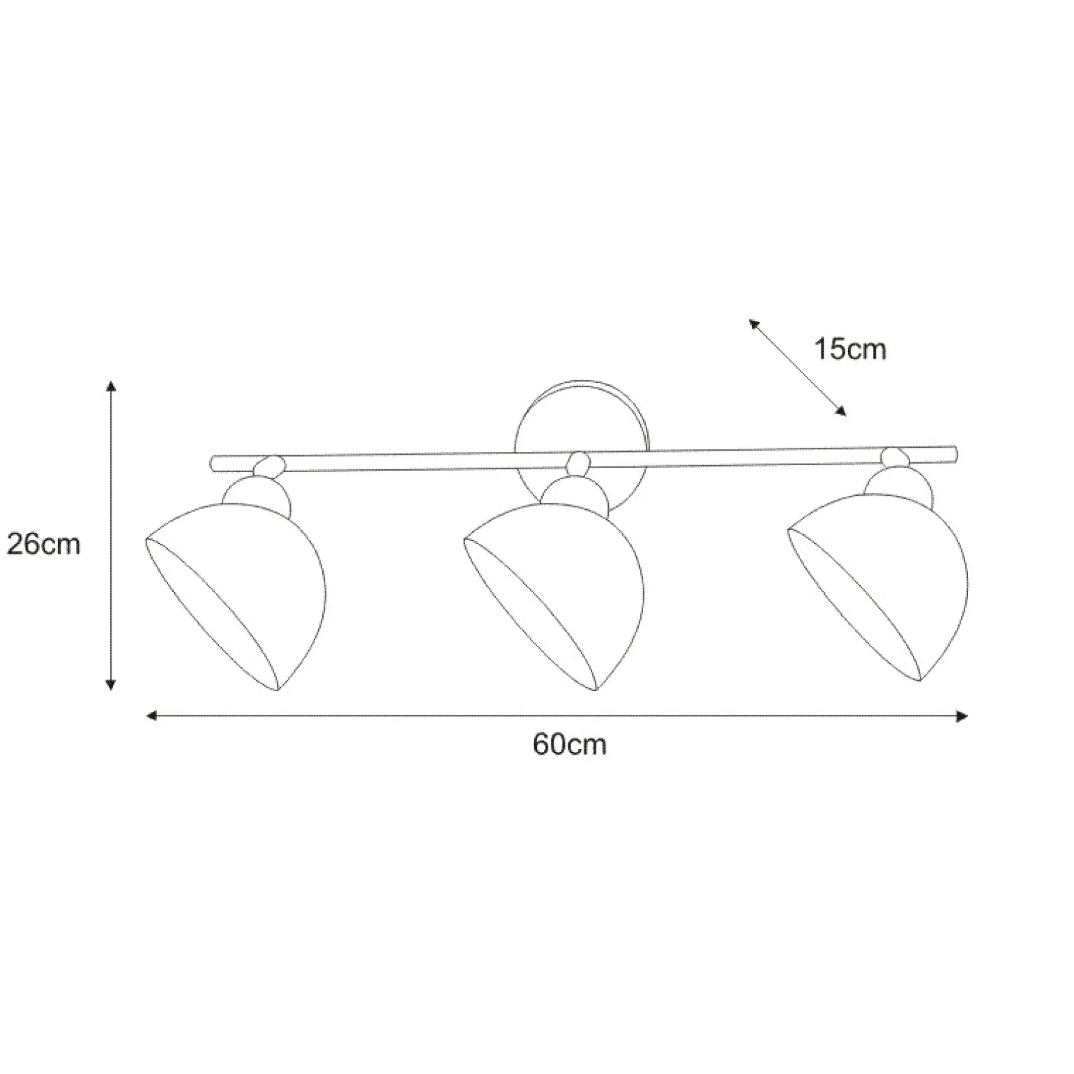 Sklep Kaja Lampa ścienna z reflektorami K-JSL-1305/3W HOPE | Kaja Oświetlenie