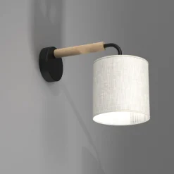 Sklep Kaja Lampa ścienna z szarym, wąskim abażurem MLP7450 z serii ATLANTA | Kaja Oświetlen