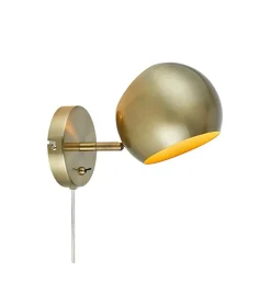 Sklep Kaja Lampa ścienna z włącznikiem i wtyczką 108754 EDGAR | Kaja Oświetlenie