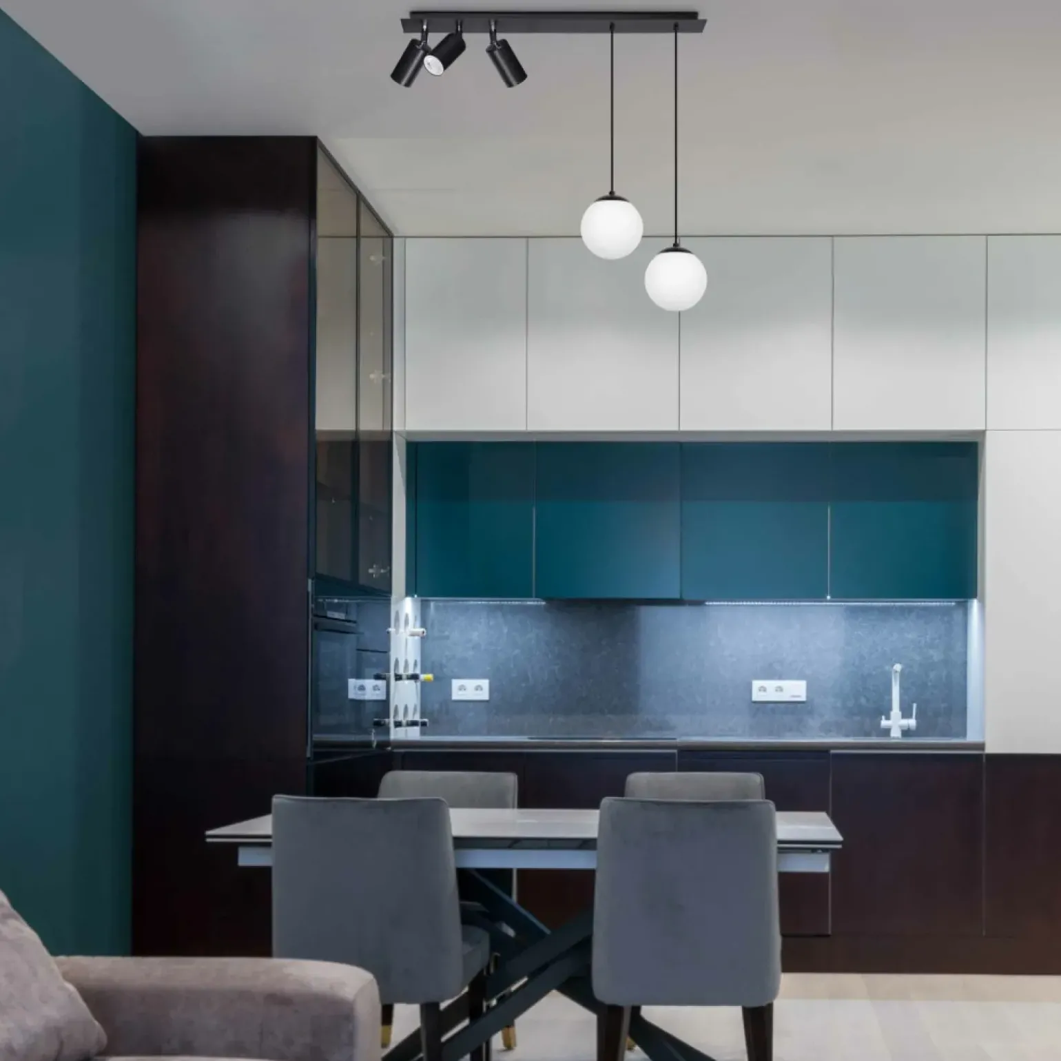 Best Sale Lampa łącząca nowoczesne tuby i klasyczne klosze K-4138 | Kaja Żyrandole Nowoczesne