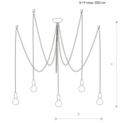 Cheap Lampa do dowolnego rozmieszczenia 6788 SPIDER | Kaja Oświetlenie Żyrandole Nowoczesne