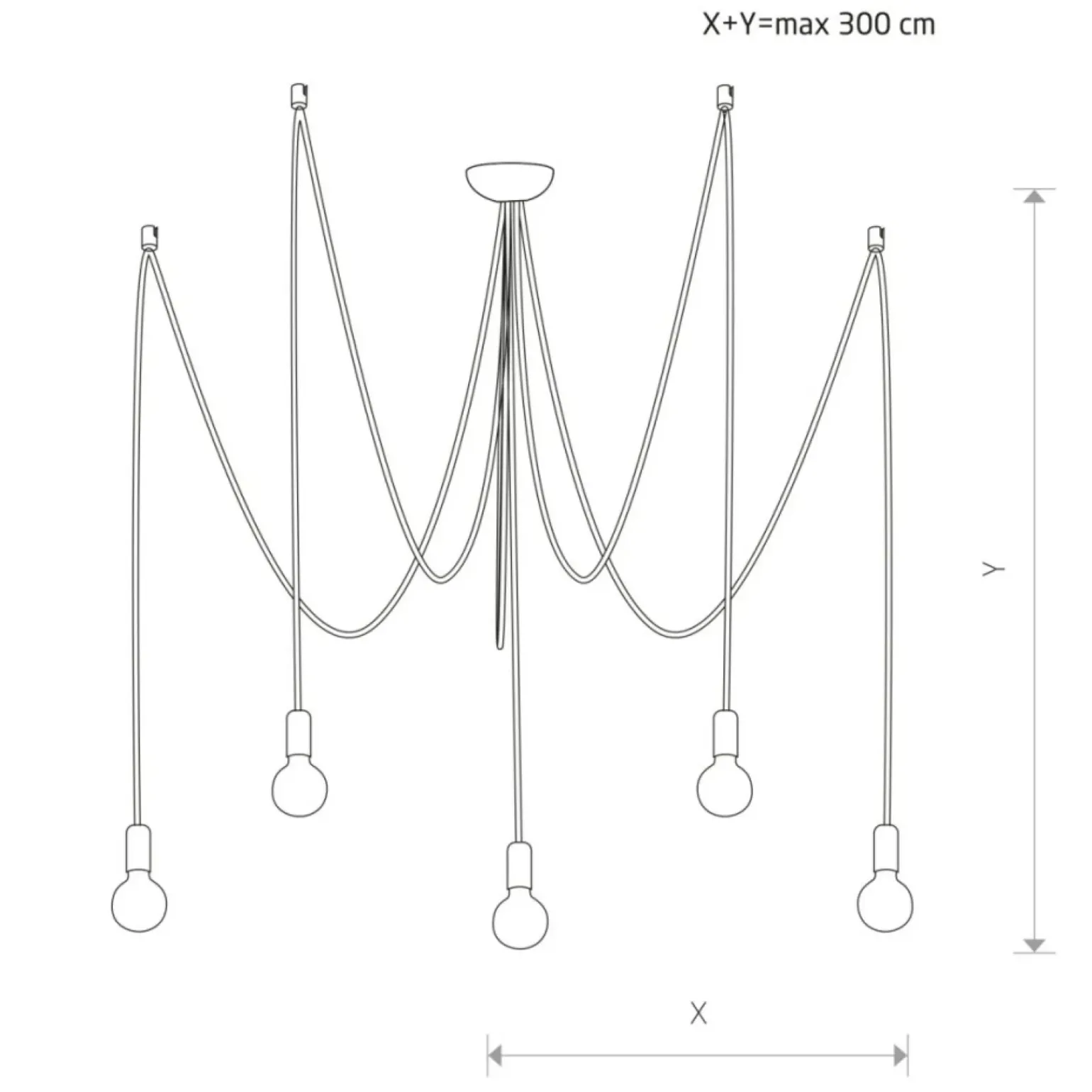 Cheap Lampa do dowolnego rozmieszczenia 6788 SPIDER | Kaja Oświetlenie Żyrandole Nowoczesne