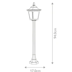 Sklep Kaja Lampa do oświetlania alei ogrodowej CPM5-BLACK z serii CHAPEL MINI