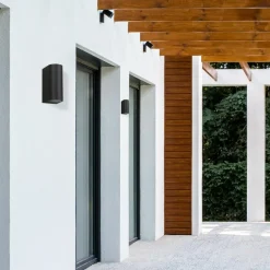 Sklep Kaja Lampa elewacyjna dająca światło w dwie strony EKO8319 OVALIS | Kaja