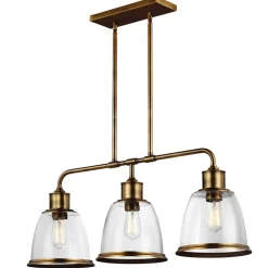 Sklep Kaja Lampa, kolor postarzanego mosiądzu FE-HOBSON-3P-AB z serii HOBSON