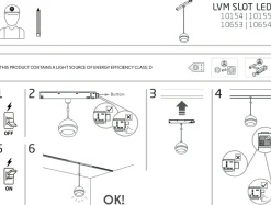 Sklep Kaja Lampa LED do szyny magnetycznej 1F 10155 LVM SLOT LED | Kaja