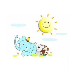 Sklep Kaja Lampa LED z naklejkami lampa ścienna ML143 SUNNY | Kaja Oświetlenie