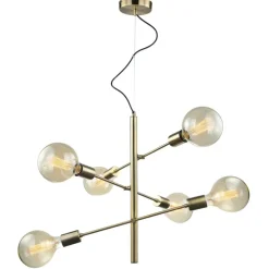 Cheap Lampa na dekoracyjne żarówki MDM3582/6 AB MADALYN | Kaja Oświetlenie Żyrandole Nowoczesne