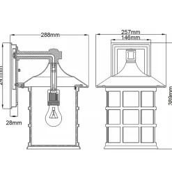 Sklep Kaja Lampa naścienna, teksturowana biel HK-FREEPORT2-L-TWH z serii FREEPORT