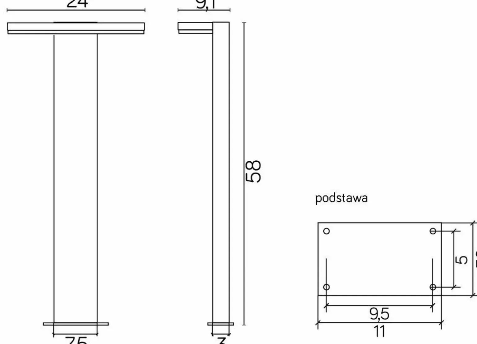 Sklep Kaja Lampa ogrodowa do oświetlania alejek 17602-580 DG z serii FLER | Kaja Oświetleni