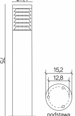 Sklep Kaja Lampa ogrodowa do podświetlenia ścieżek 91065L-750 z serii JOY | Kaja Oświetleni