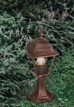 Sklep Kaja Lampa ogrodowa K-5019S/N - czarno-złoty