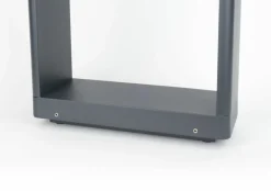 Sklep Kaja Lampa ogrodowa stojąca LED, kolor czarny popiel FLS-750 z serii FORM | Kaja Oświ