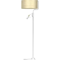 Sklep Kaja Lampa podłogowa do sypialni, z abażurem MLP7492 z serii MARSHALL | Kaja Oświetle