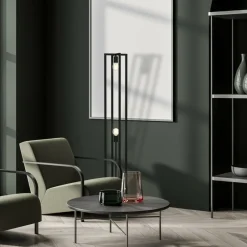 Sklep Kaja Lampa podłogowa, dwa punkty świetlne, do salonu MLP8566 z serii ARNOLD | Kaja Oś