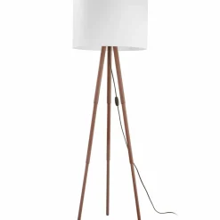 Sklep Kaja Lampa podłogowa na drewnianych nogach TK 5299 TOKYO | Kaja Oświetlenie