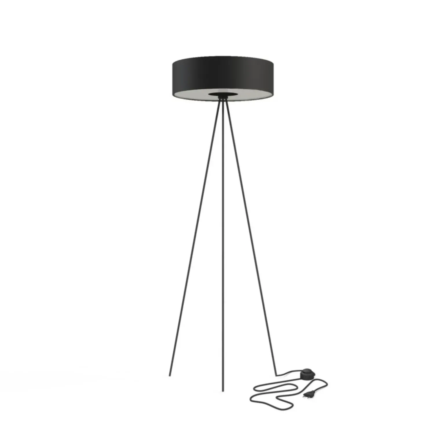 Sklep Kaja Lampa podłogowa na trójnogu, z m abażurem 7988 | Kaja