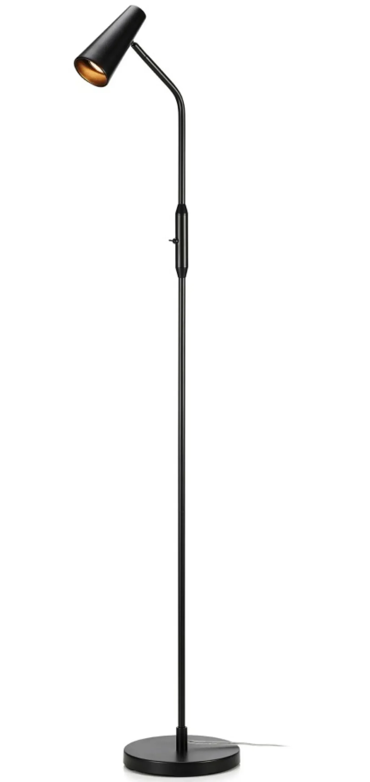 Sklep Kaja Lampa podłogowa w kolorze czarnym z kloszem 108206 | Kaja Oświetlenie