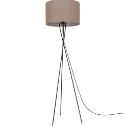 Sklep Kaja Lampa podłogowa z abażurem na trójnogu K-4379 | Kaja Oświetlenie