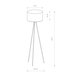 Sklep Kaja Lampa podłogowa z m abażurem 7991 | Kaja Oświetlenie