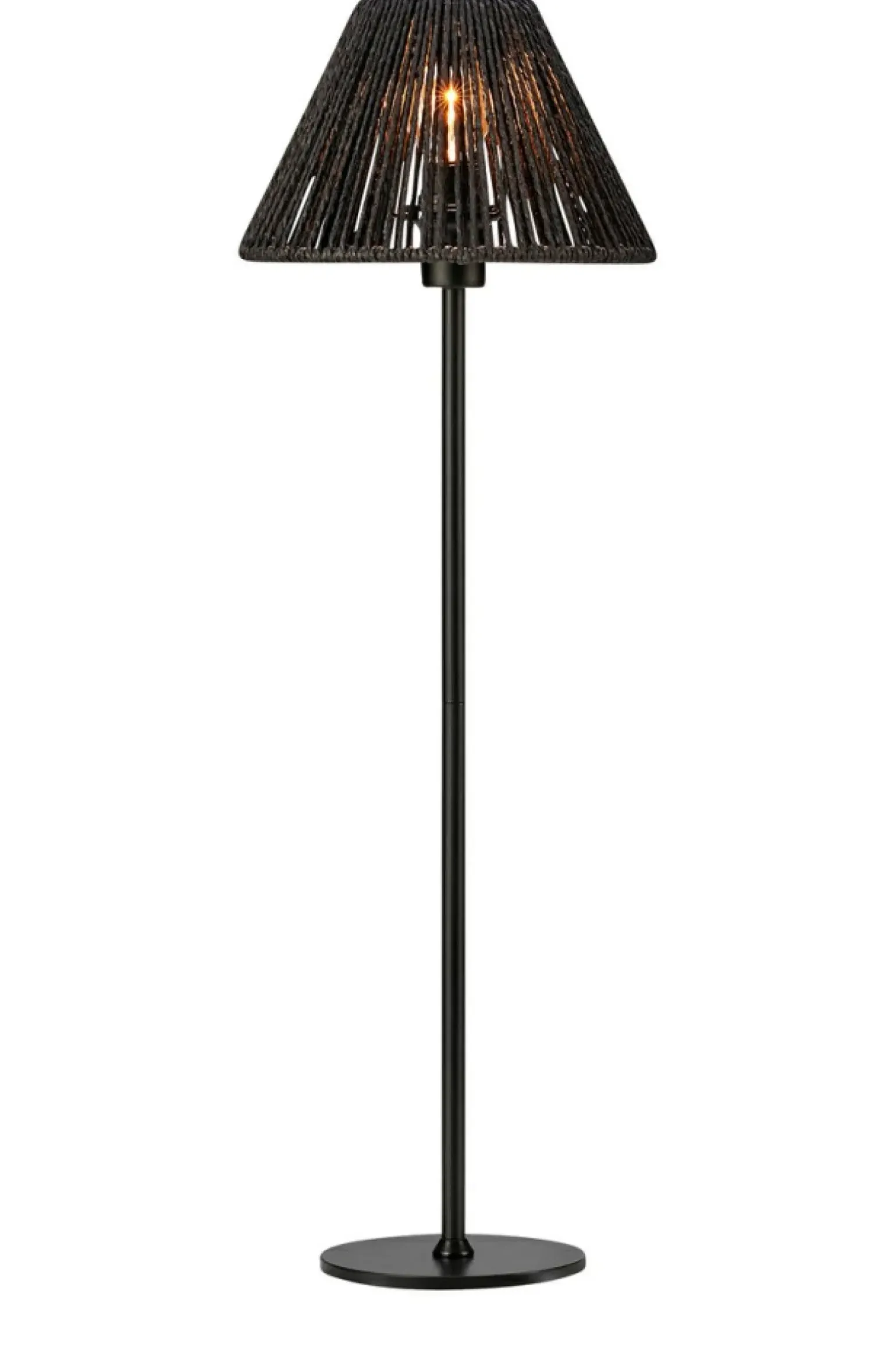 Sklep Kaja Lampa podłogowa z plecionym abażurem 108446 z serii CORDA | Kaja