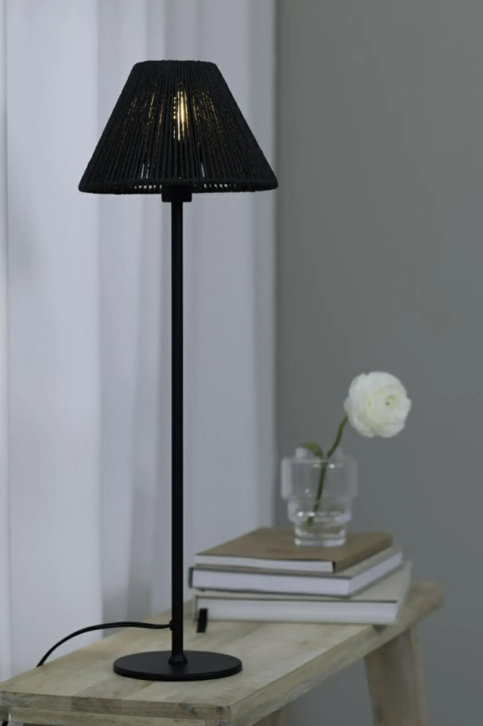 Sklep Kaja Lampa podłogowa z plecionym abażurem 108446 z serii CORDA | Kaja