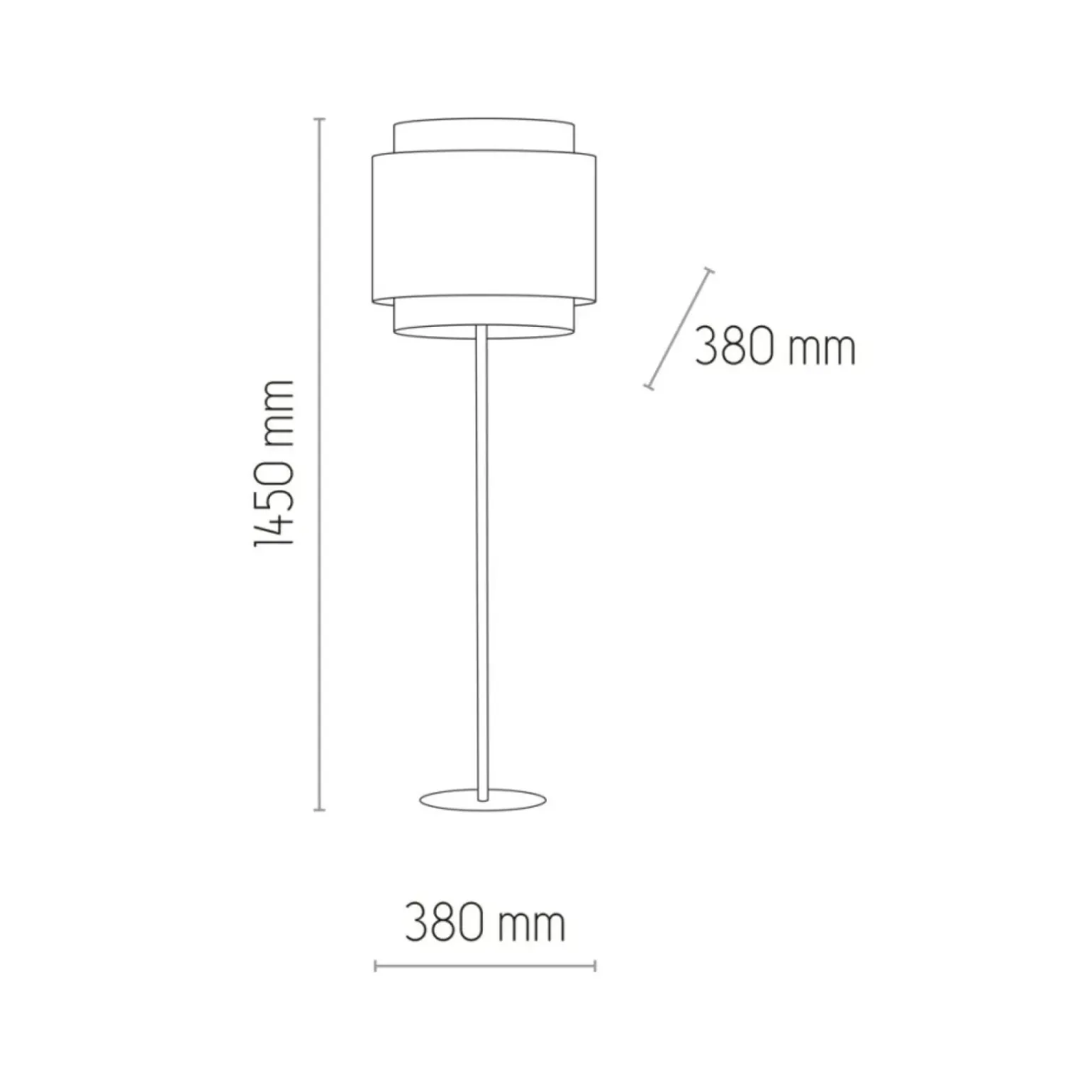 Sklep Kaja Lampa podłogowa z ratanowym abażurem TK 5568 BOHO | Kaja Oświetlenie