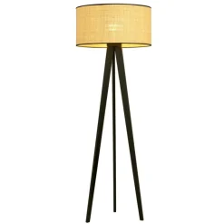 Sklep Kaja Lampa podłogowa z rattanowym abażurem 1149/LP1 ASTON | Kaja