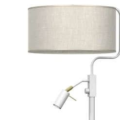 Sklep Kaja Lampa stojąca do kącika czytelnika - dwa światła MLP7503 LINO | Kaja