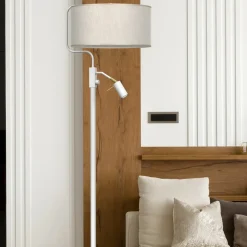 Sklep Kaja Lampa stojąca do kącika czytelnika - dwa światła MLP7503 LINO | Kaja