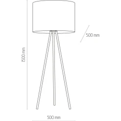 Sklep Kaja Lampa stojąca z abażurem butelkowa zieleń TK 5539 TERCINO | Kaja
