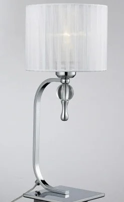 Sklep Kaja Lampa stołowa do eleganckiej sypialni AZ1107 IMPRESS WHITE | Kaja