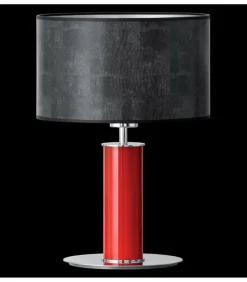 Sklep Kaja Lampa stołowa na czerwonej podstawie 67599 NODO | Kaja Oświetlenie