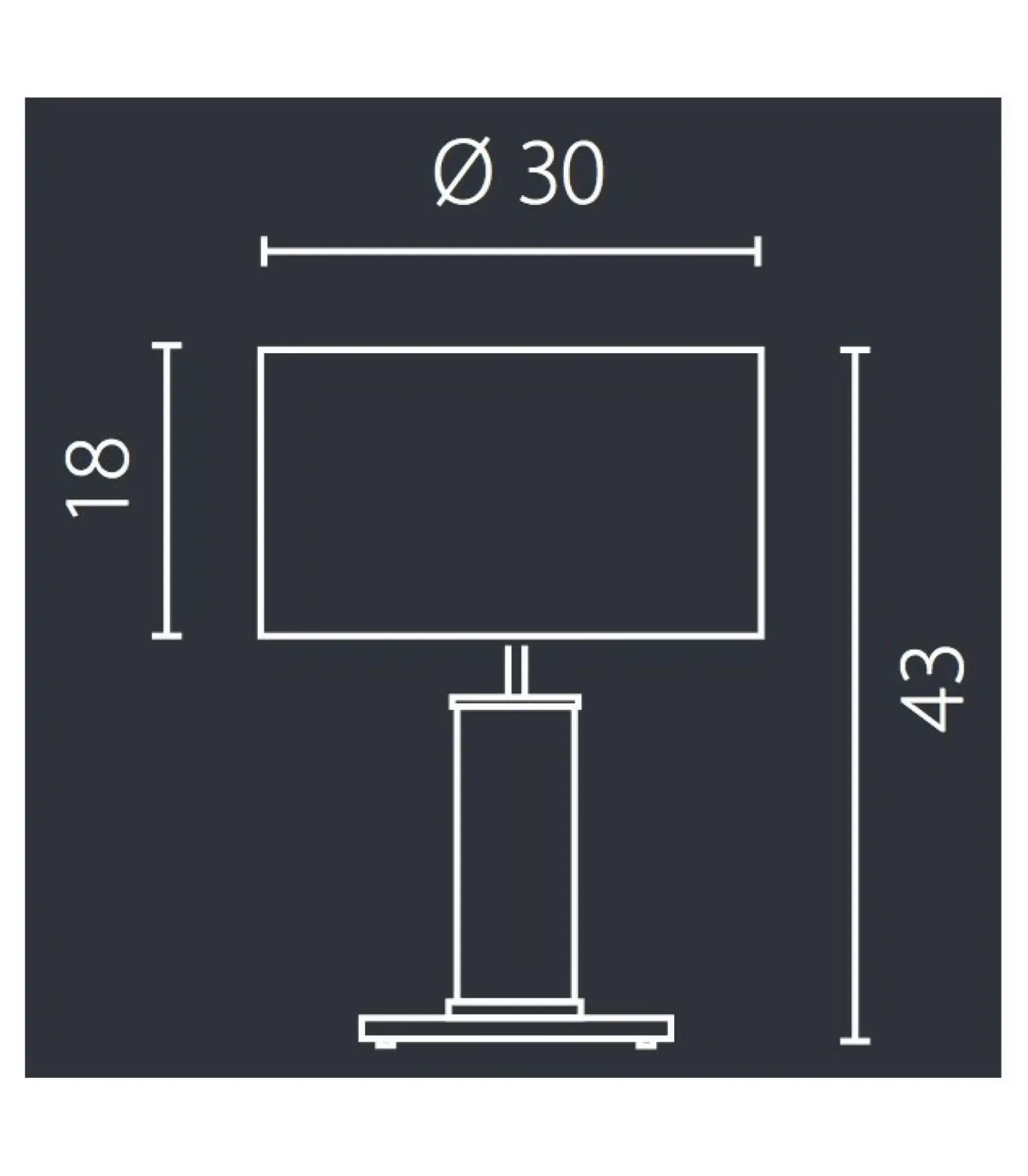 Sklep Kaja Lampa stołowa na czerwonej podstawie 67599 NODO | Kaja Oświetlenie