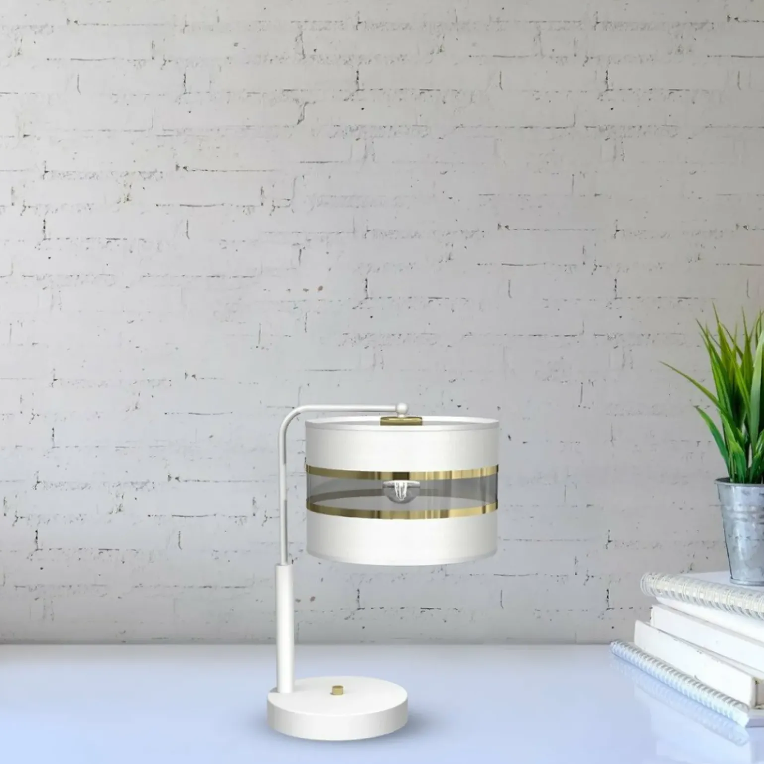 Sklep Kaja Lampa stołowa z m abażurem, do salonu MLP7354 z serii ULTIMO | Kaja Oświetl