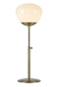 Sklep Kaja Lampa stołowa z białym kloszem duży gwint 108275 | Kaja Oświetlenie