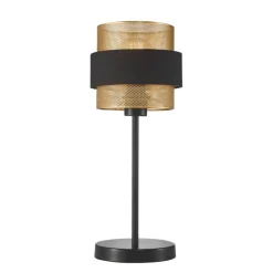 Sklep Kaja Lampa stołowa z nowoczesnym abażurem TB-27467-1-BK-GD z serii BANS