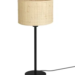 Sklep Kaja Lampa stołowa z rustykalnym abażurem LX 5285 z serii RATTAN | Kaja