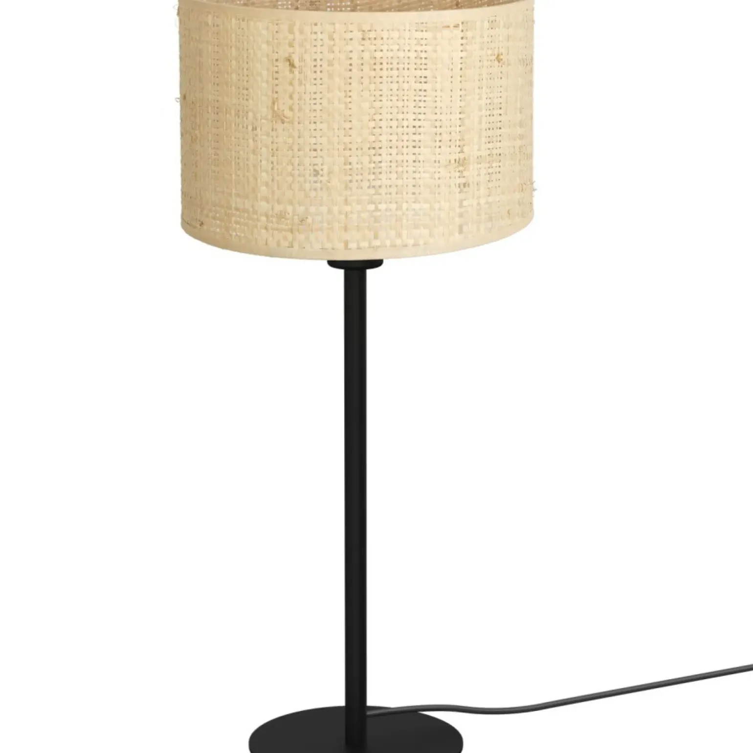 Sklep Kaja Lampa stołowa z rustykalnym abażurem LX 5285 z serii RATTAN | Kaja